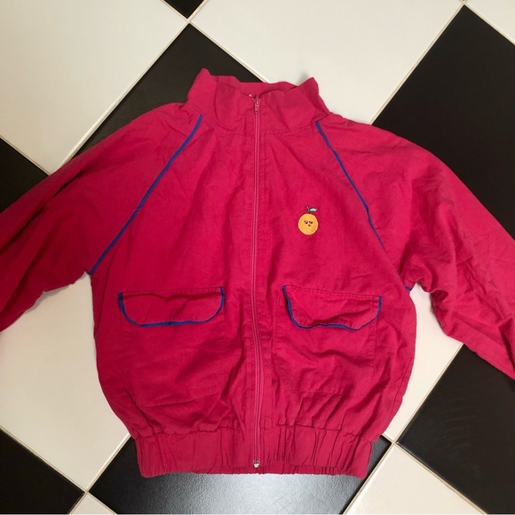 The Campamento Kids Pink Embroidered Jacket sz 11-12Y Can Fit Women up to Sz S-M - Picture 3 of 10